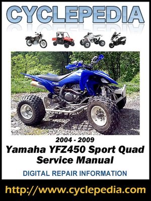cover image of Yamaha YFZ450 Sport Quad 2004-2009 Service Manual